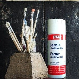 Barniz Plastificador Spray (Satinado) 400ml TITAN