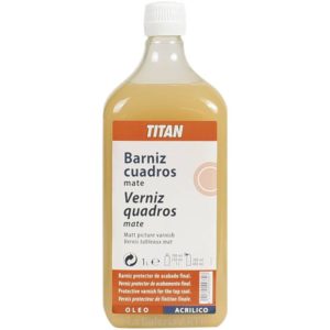 Barniz Cuadros Mate Opal 1 litro TITAN