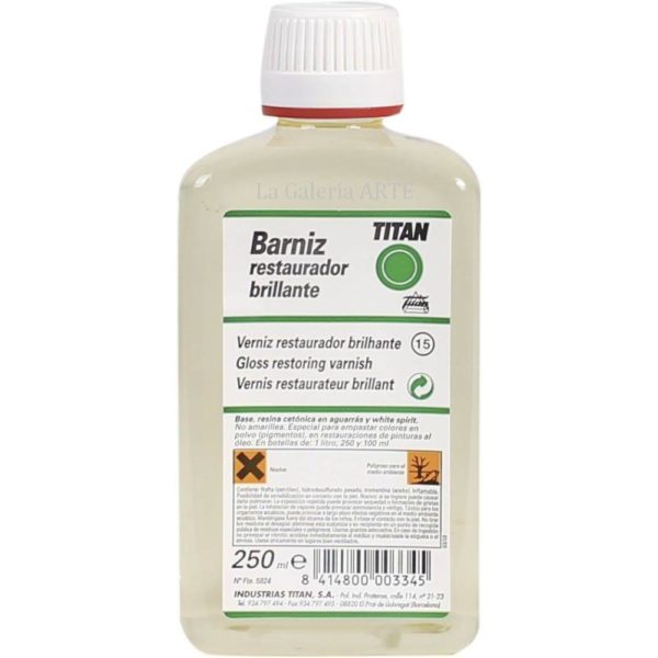 Barniz Restaurador Brillante 250ml TITAN