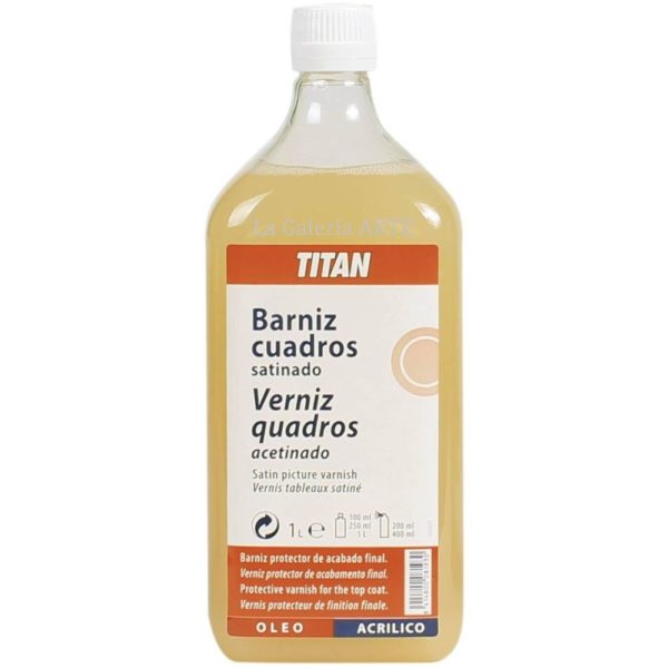 Barniz Cuadros Satinado 1litro TITAN