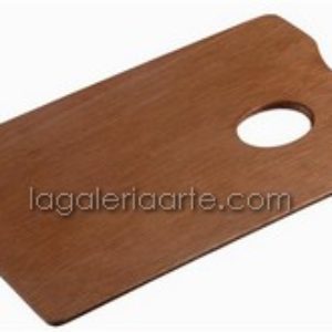 Paleta Madera Rectangular Barnizada TALENS 30X40cm