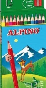Caja de Lapices de 12 Colores ALPINO