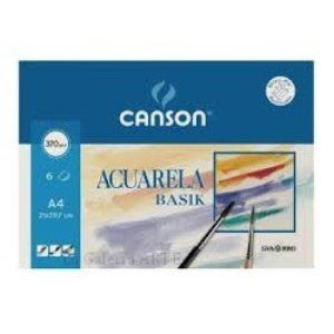 Mini-Pack Acuarela y Tempera BASIK CANSON 370g 6 hojas A4