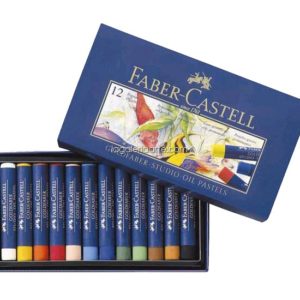 Caja de 12 Pasteles Grasos Permanentes FABER-CASTELL