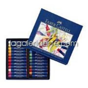 Caja de 24 Pasteles Grasos Permanentes FABER-CASTELL