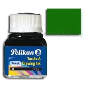 Tinta China Pelikan Verde Oscuro Nº7 10ml