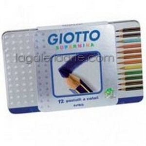 Caja Metal 12 Lapices de Colores GIOTTO