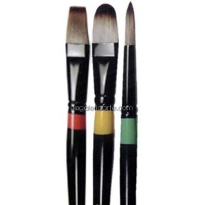 Set Pinceles Van Gohg Acrilico y Acuarela Tricolor Corto