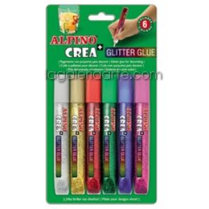 Glitter Glue ALPINO 6 Colores