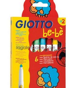 Rotuladores para bebe GIOTTO 6un.