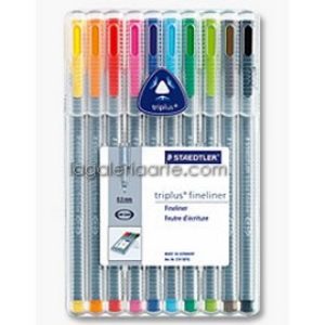 Rotuladores Staedtler Triplus Fineliner 10un.