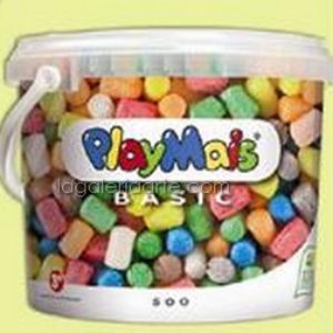Cubo PlayMais 500 Bloques Maiz Colores