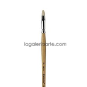 Pincel Escoda 4628 Cerda Chunking blanca Plano carrado s. corta