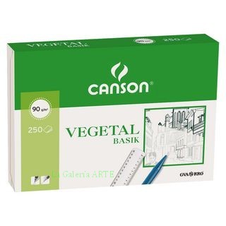 Papel Vegetal 90g CANSON 250 Hojas A-3