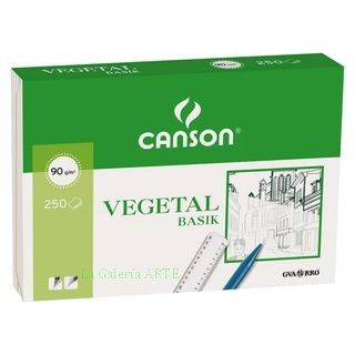 Papel vegetal A4 - 250 hojas