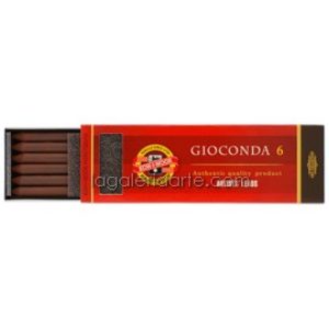 6 Minas Gioconda Dark Brown Sepia 5,6mm