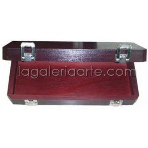 Caja Madera Vacia Pinceles 28x12x5cm TALENS