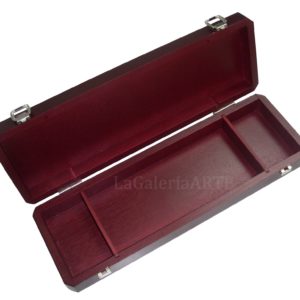 Caja Madera Vacia Pinceles 37x12x5cm TALENS con separadores