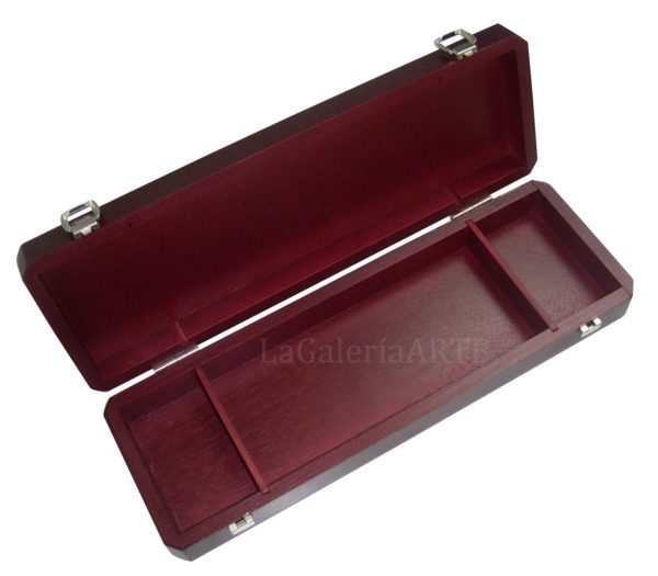 Caja Madera Vacia Pinceles 37x12x5cm TALENS con separadores