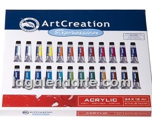 Estuche Acrilico 24 X 12ml Art Creation Expression