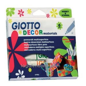 Rotuladores GIOTTO Decor Materials 6 un.