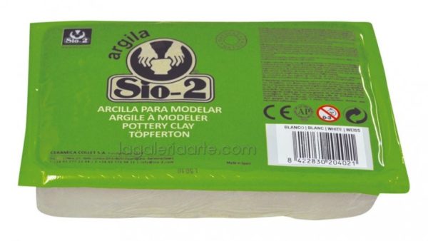 Arcilla Blanca Para Modelar 1,5 kg