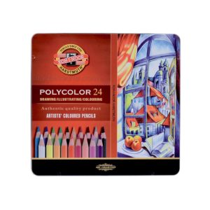 Caja Metalica POLYCOLOR 24 Colores KOH-I-NOOR