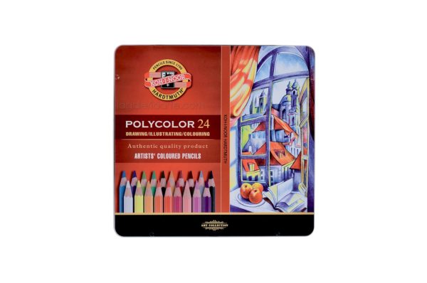 Caja Metalica POLYCOLOR 24 Colores KOH-I-NOOR