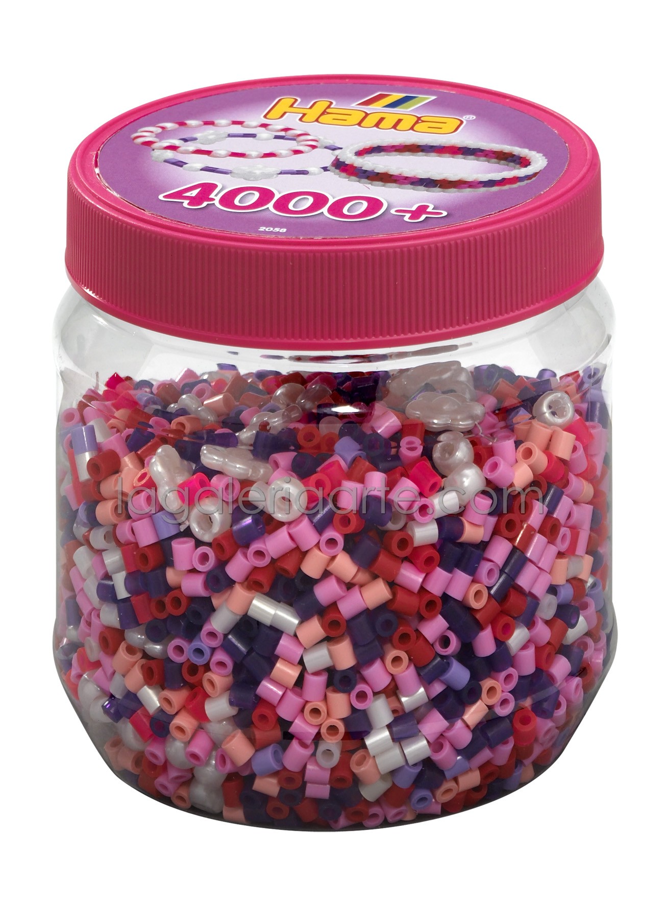 Bote Hama 4.000 beads Pink Mix (nº2058)