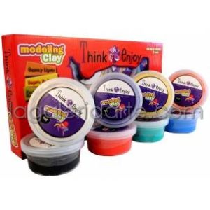 Set 8 colores Modeling Clay Think & Enjoy