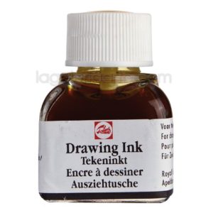 Tinta de Dibujo Negra Drawing Ink TALENS Negra 11ml