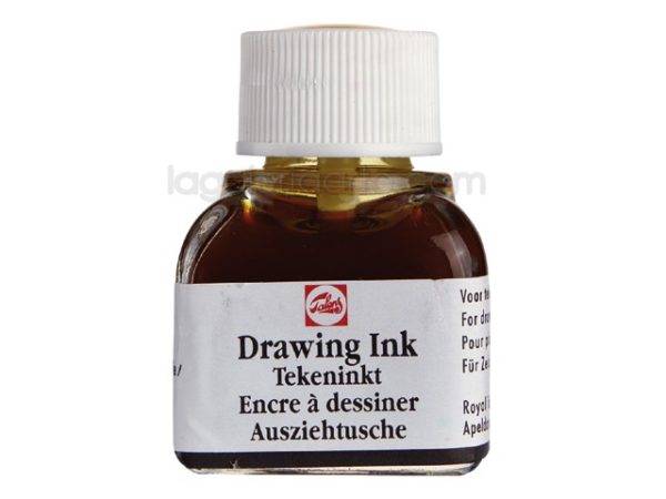 Tinta de Dibujo Negra Drawing Ink TALENS Negra 11ml