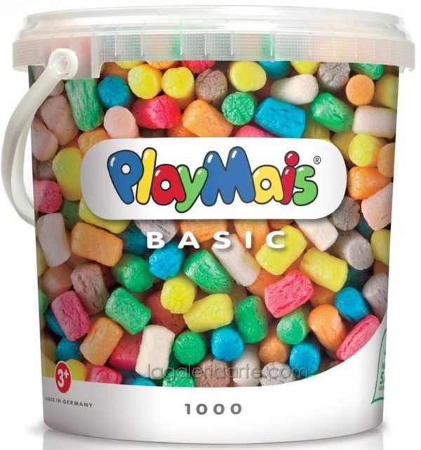 Cubo PlayMais 1000 Bloques Maiz Colores