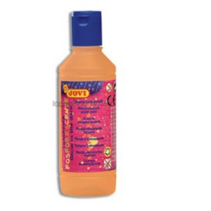 Tempera Fosforescente Naranja JOVI 250ml