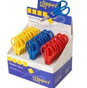 Tijeras Clipper escolar expositor 25 un.