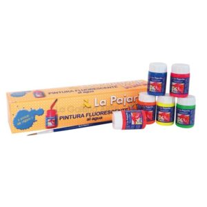 Set La Pajarita Fluorescente 6 colores 35ml