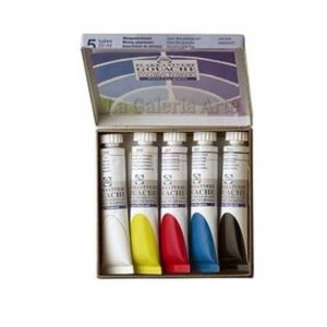 Set Tempera Gouache primarios Talens 5 tubos 20ml