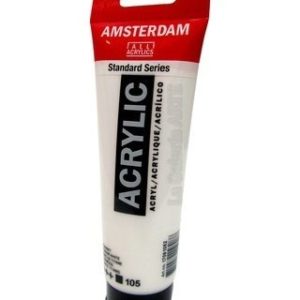 105 Acrilico Amsterdam blanco de titanio 120 ml