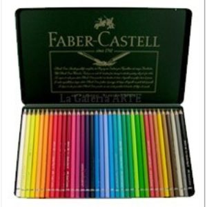 Lápices Acuarelables Faber Castell Goldfaber Caja Metálica - 36 Colores