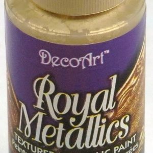 Pintura Metalilzada Royal Metallics DecoArt 59ml Oro Palido