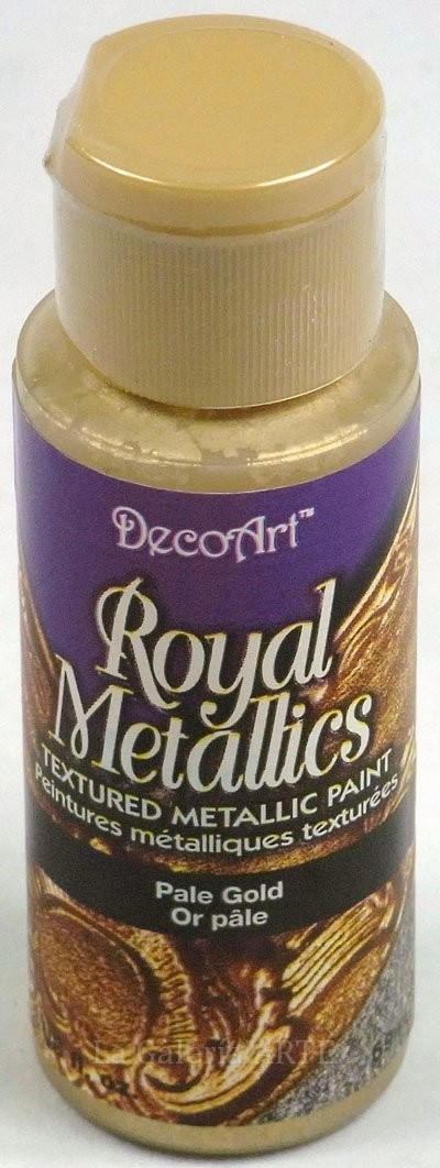 Pintura Metalilzada Royal Metallics DecoArt 59ml Oro Palido