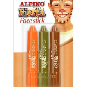 Maquillaje ALPINO Fiesta Face Stick 3 Barras Boys