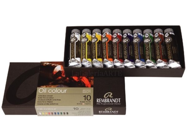 Estuche Colores Oleos Extrafinos REMBRANDT 10 Tubos 15ml