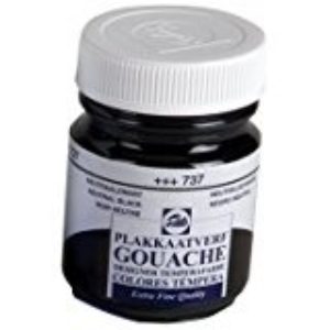 Gouache Talens 50ml 737 Negro Neutro