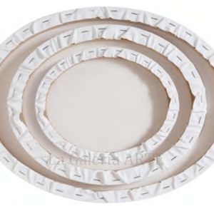 Set 3 Bastidores entelados ovalados lienzo 40x50, 30x40, 24x30