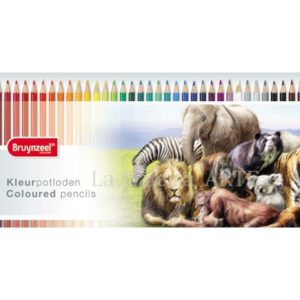 Estuche 45 Colores Bruynzeel Animales Salvajes