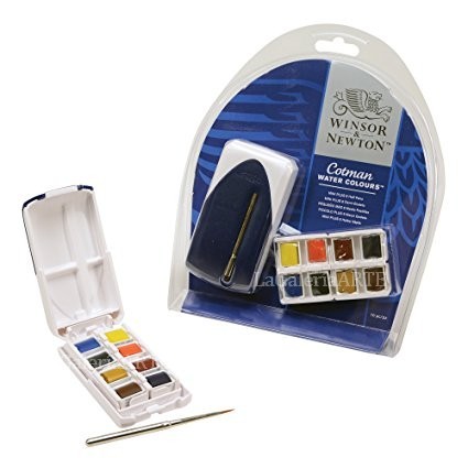 Caja Acuarela en pasta Winsor & Newton x16 colores