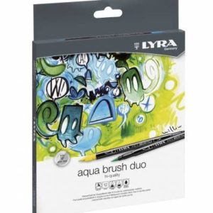 Set 12 Rotuladores Acuarelables LYRA AQUA BRUSH DUO