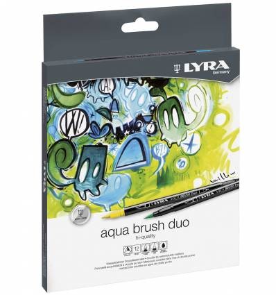 Set LYRA 12 Rotuladores Acuarelables AQUA BRUSH DUO - La Galería