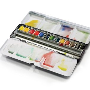 Estuche Acuarela WINSOR & NEWTON Professional 12 pastillas